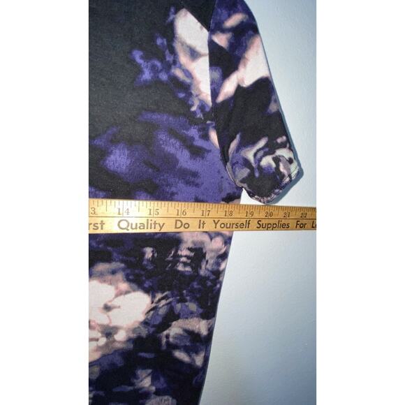 ARITZIA Wilfred Sz XS Scoop Neck Short Sleeve Hi-Lo Split Side Hem T Shirt - Picture 9 of 10